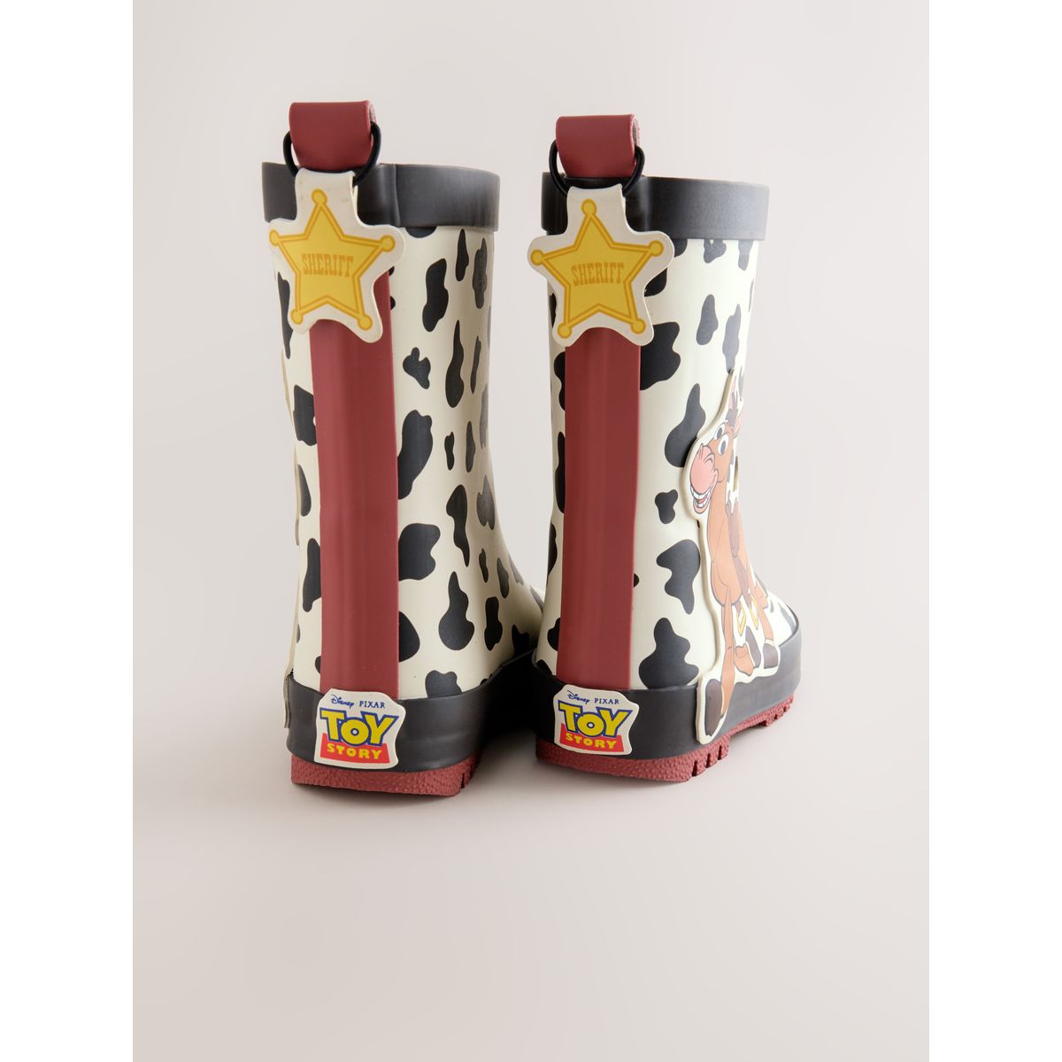Bottes en caoutchouc toy story noir/blanc/rouge, NEXT
