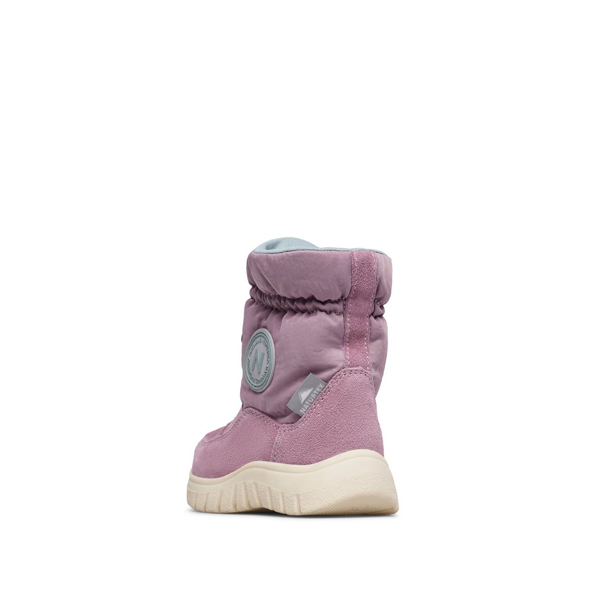 Bottes en suède et tissu technique VARNA 2 WP. lilas-, NATURINO