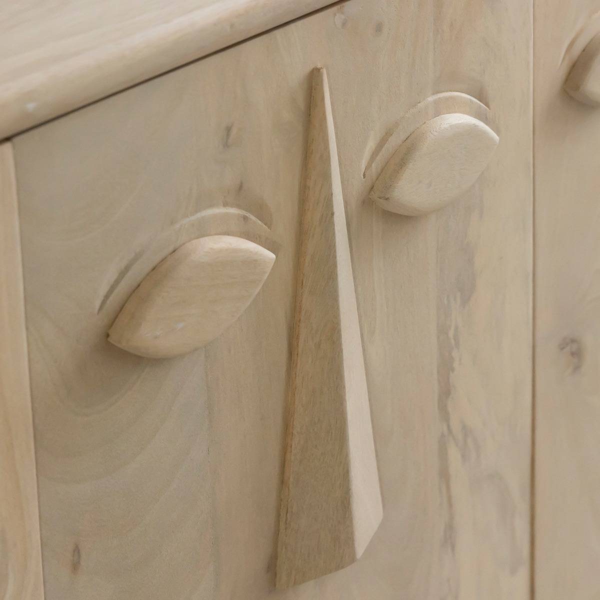 Buffet en bois de manguier FACIA bois clair, MADE IN MEUBLES
