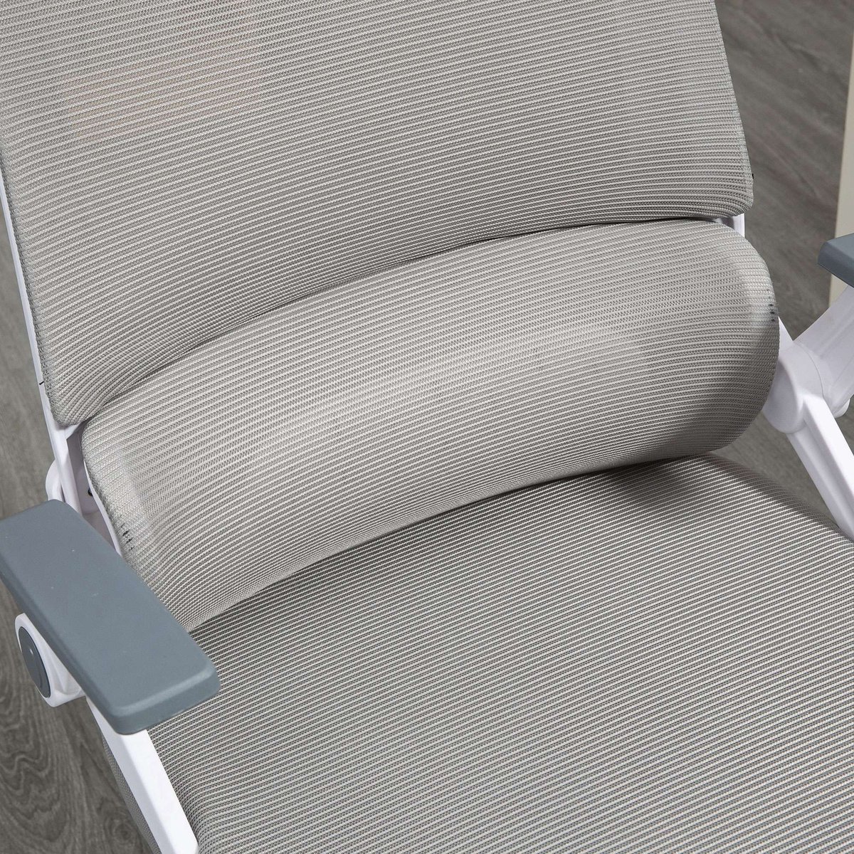 Chaise de bureau Maille Gris gris, HOMCOM