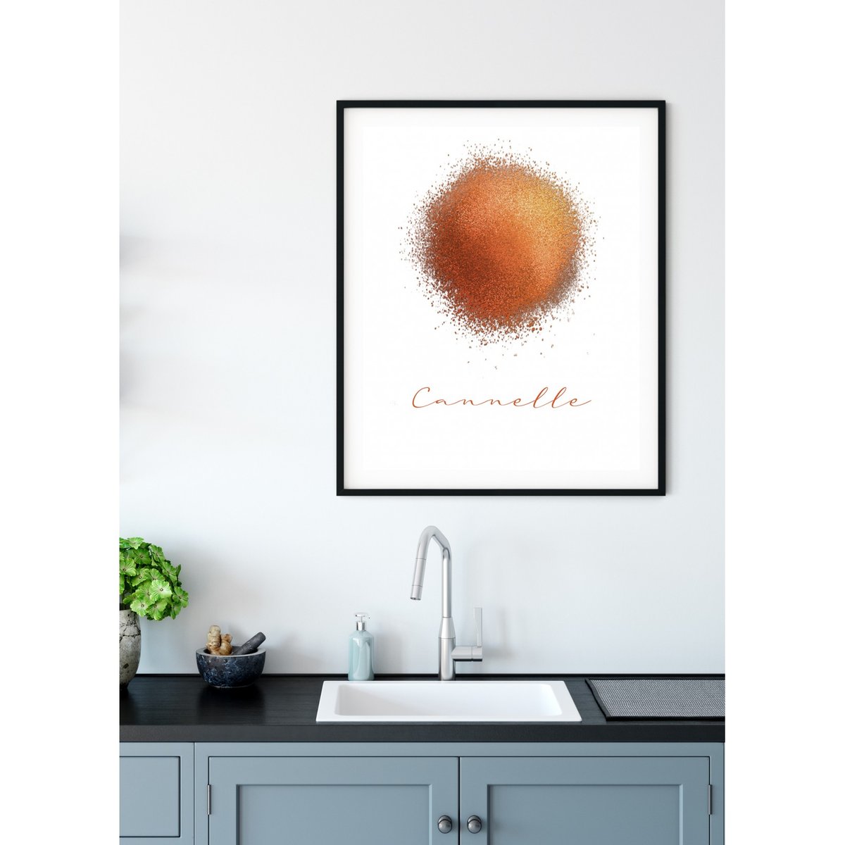 Affiche Cannelle blanc, L'AFFICHERIE