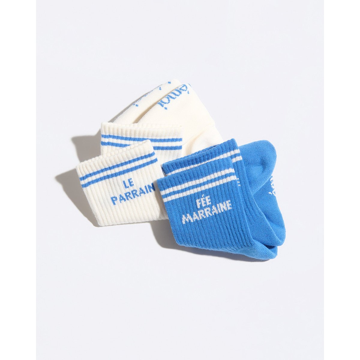 Chaussettes Le parrain beige crème, EMOI EMOI