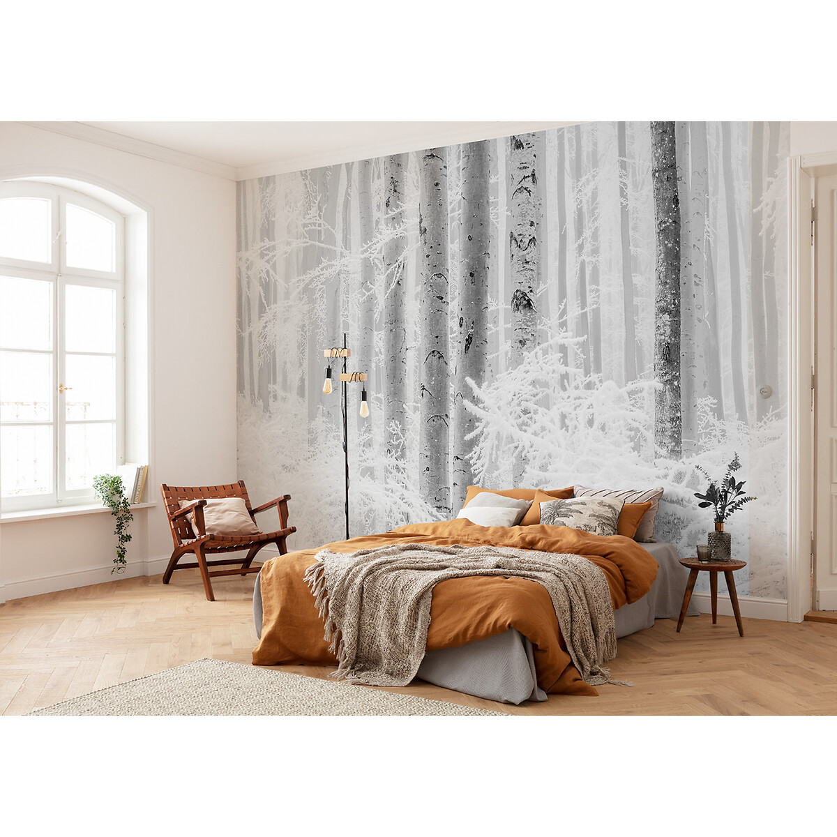 Papel de parede foto mural Winter Wood, da Interelife multicolor, INTERELIFE