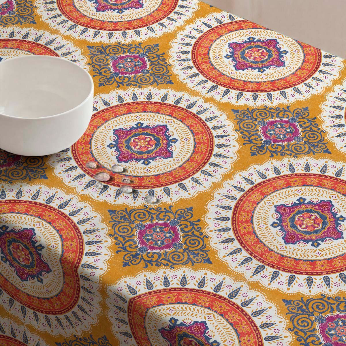 Nappe anti-taches Calo - 100% coton - orange, NAF NAF HOME