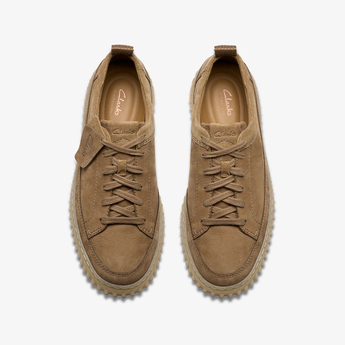 Baskets en nubuck Torhill Lace sable, CLARKS