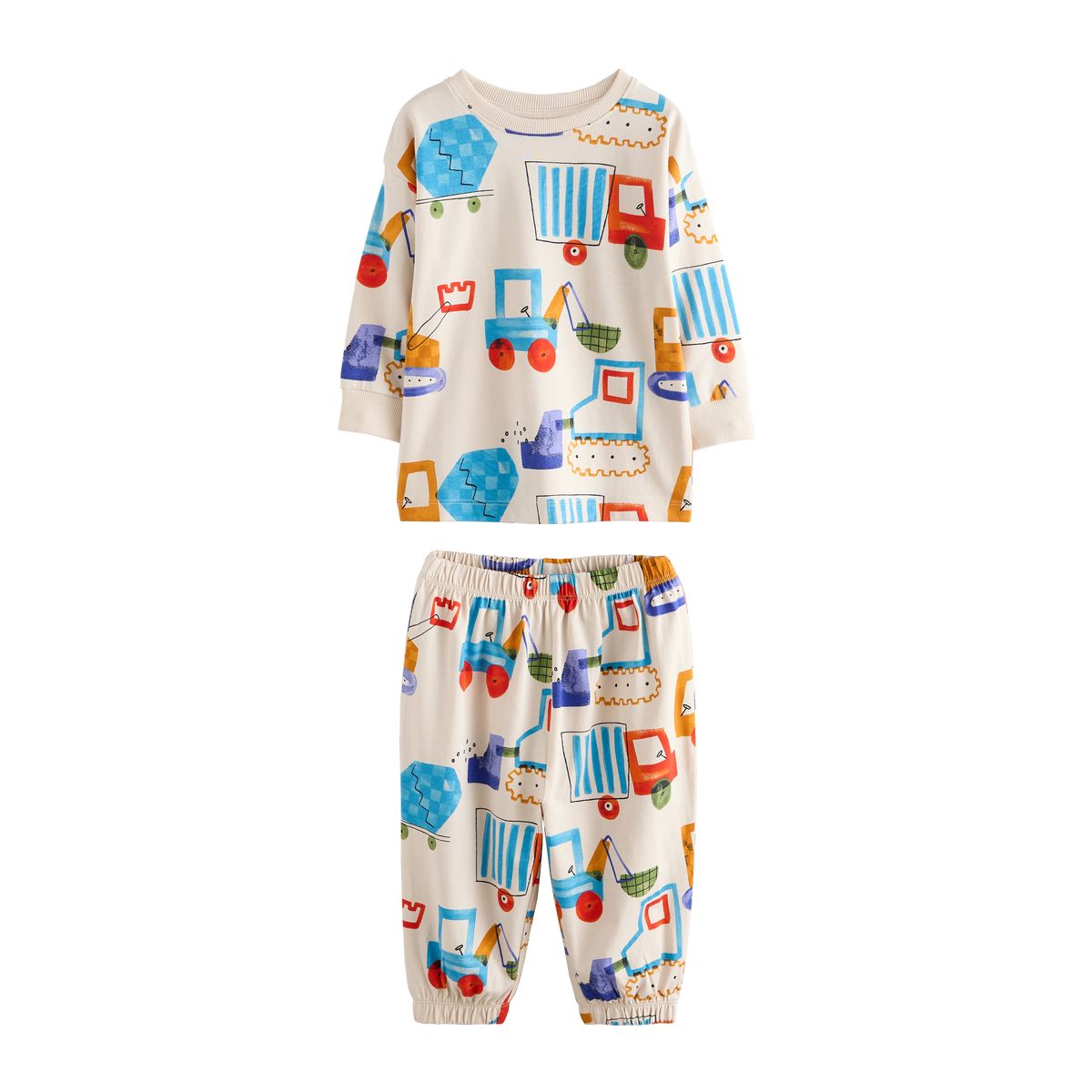 Pyjama oversize à manches longues, lot de 3 bricoleur brillant, NEXT