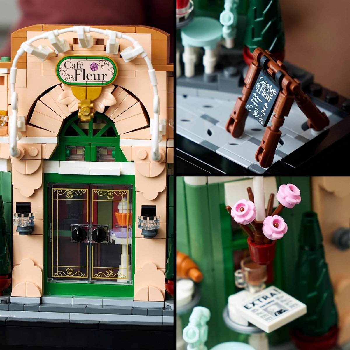 Icons Le café français multicolore, LEGO