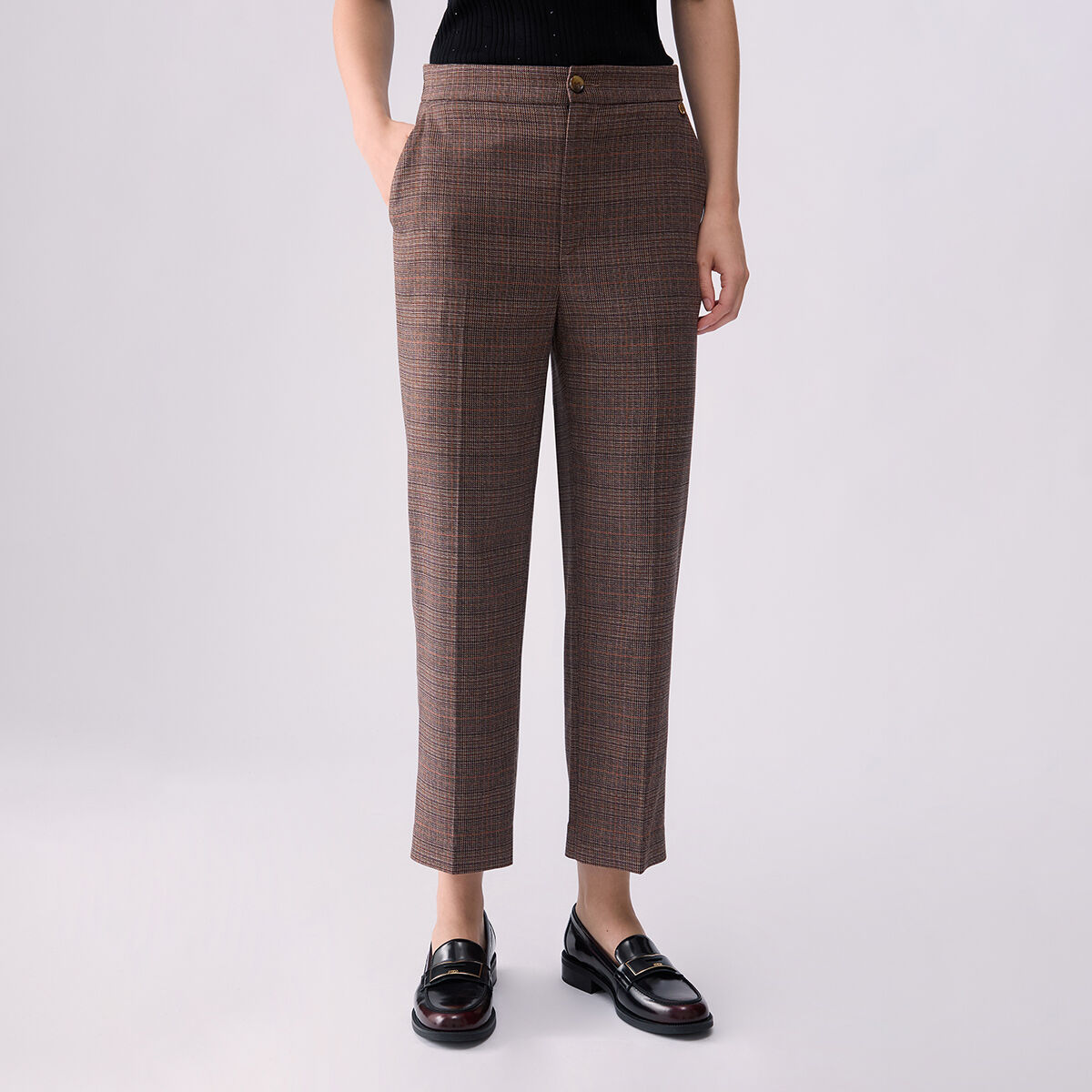 Pantalon cigarette tartan, LIU JO