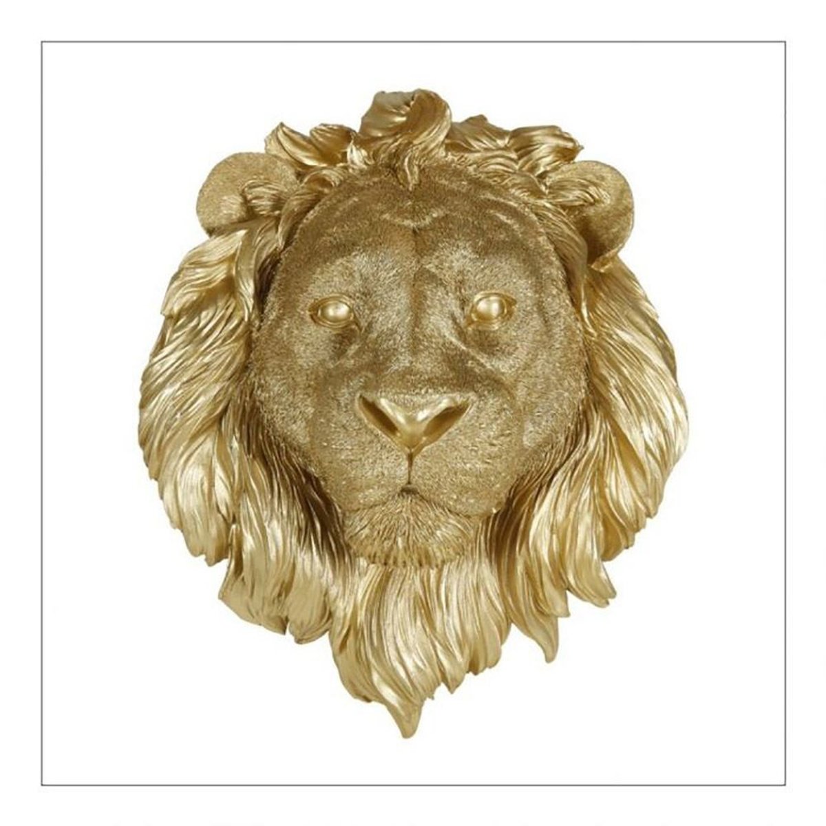 Tête De Lion Résine Doré or, DECORATIE