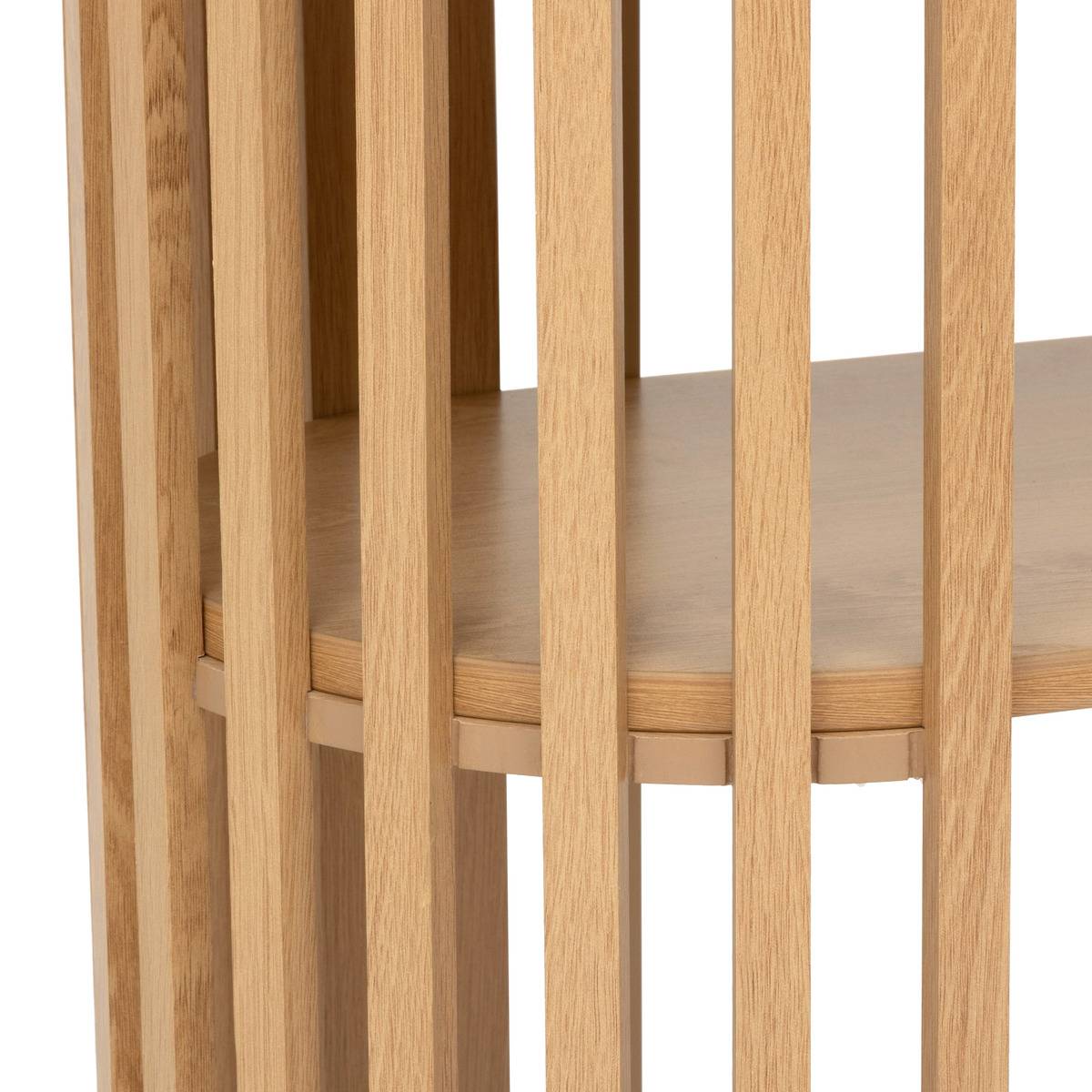 Console design à lattes ajouré SLAT beige, 5FIVE SIMPLY SMART