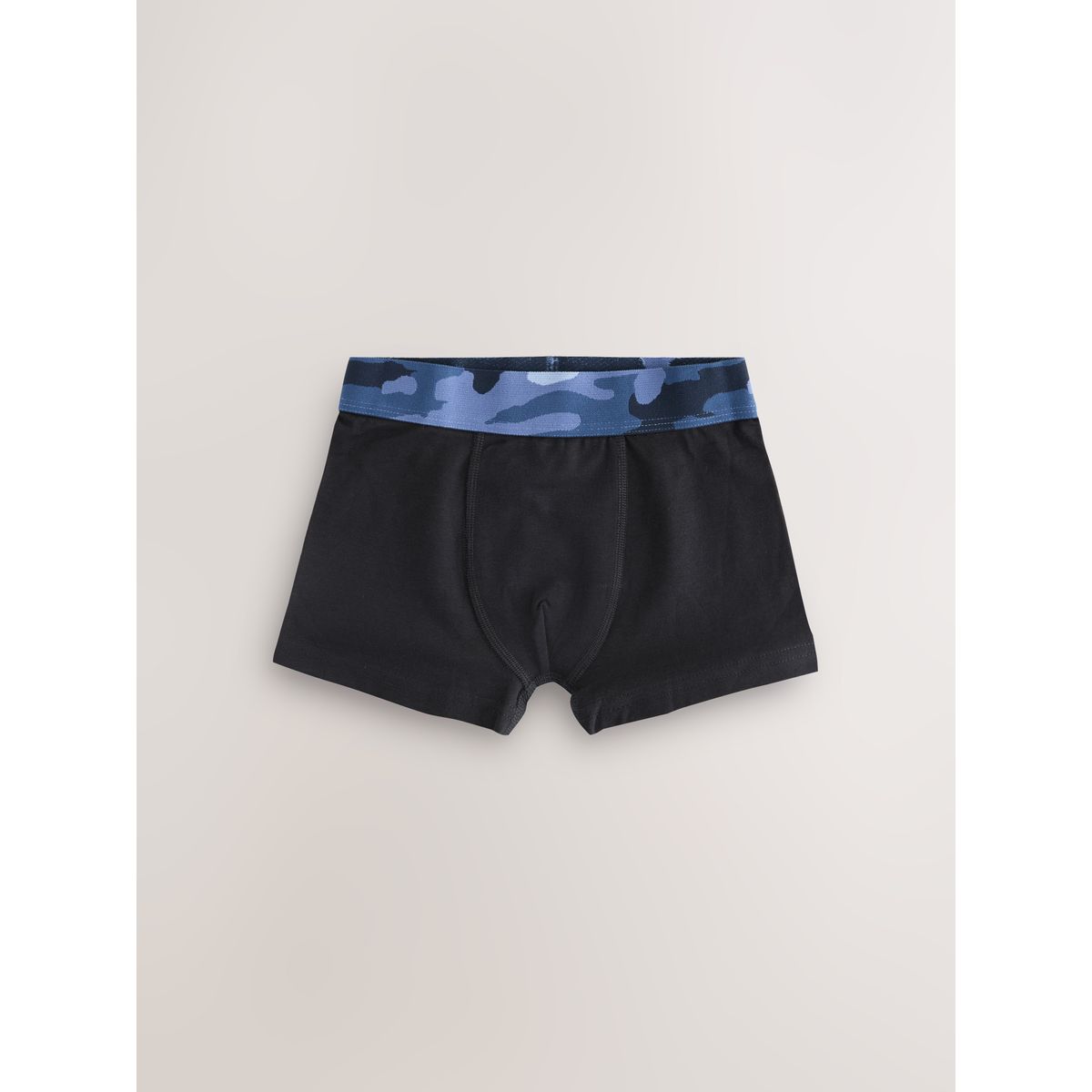 Boxer, lot de 5 noir avec ceinture camouflage, NEXT
