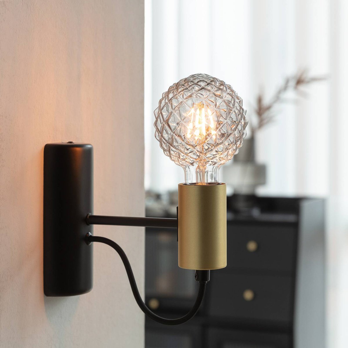 Ampoule E27LED, E27 3,8W LED-Lampe fumée, LUCANDE
