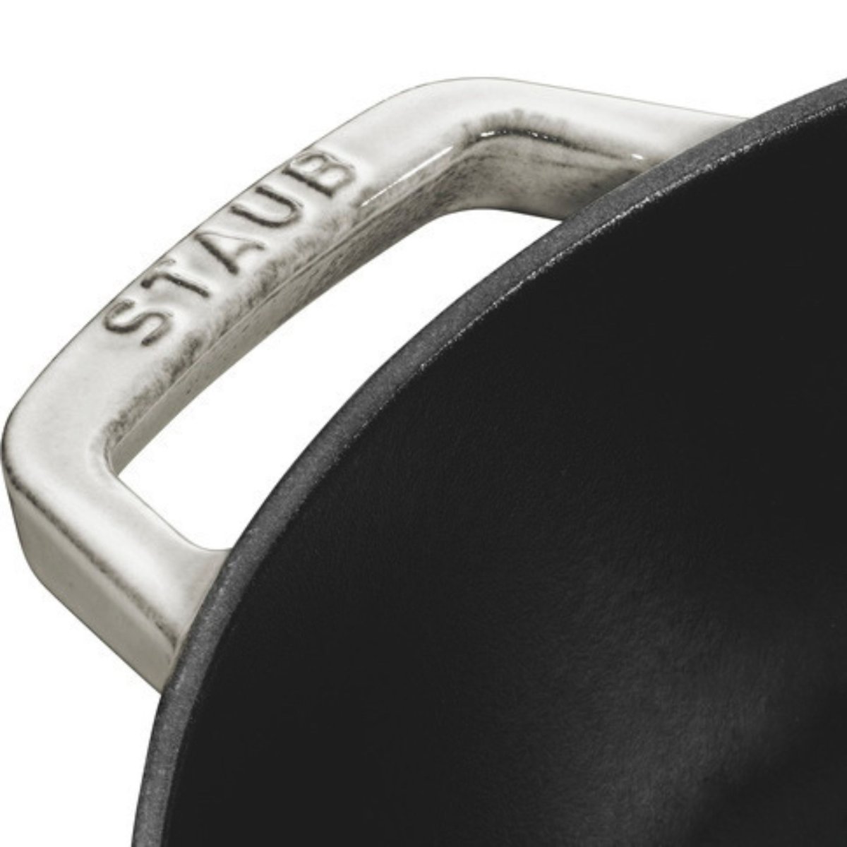 Sauteuse Chistera, 24 cm blanc, STAUB