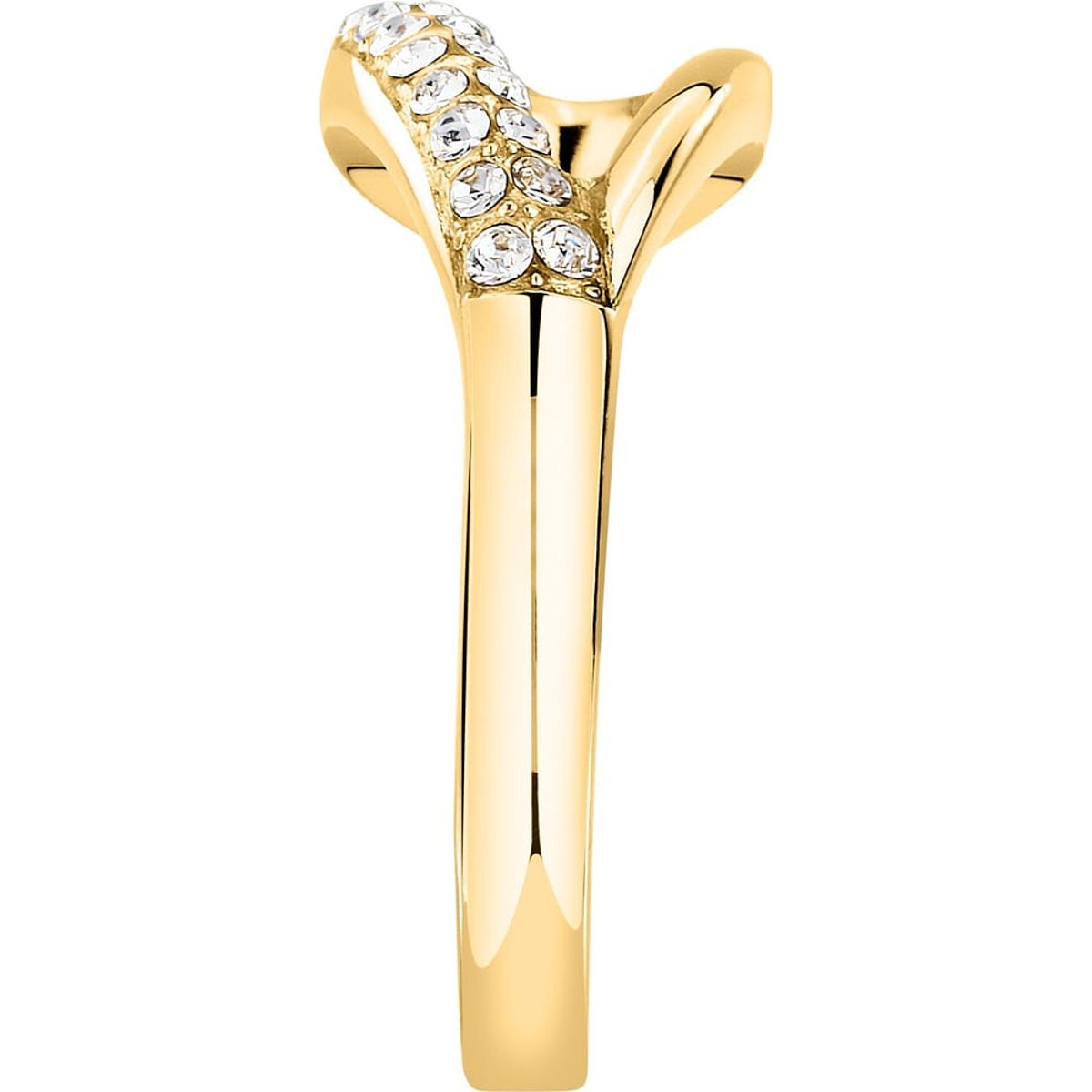 Bagues en Cristal/acier et Cristal or jaune, MORELLATO
