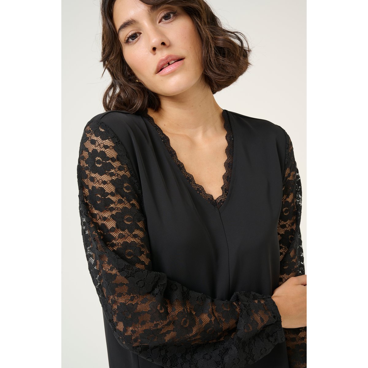 Dress noir black deep, KAFFE