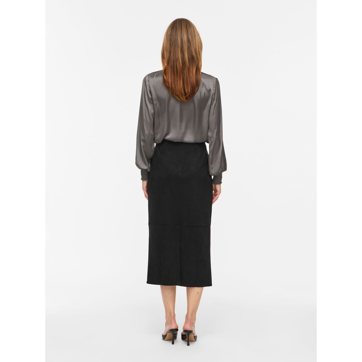 Jupe Mi-Longue noir - black1, VILA