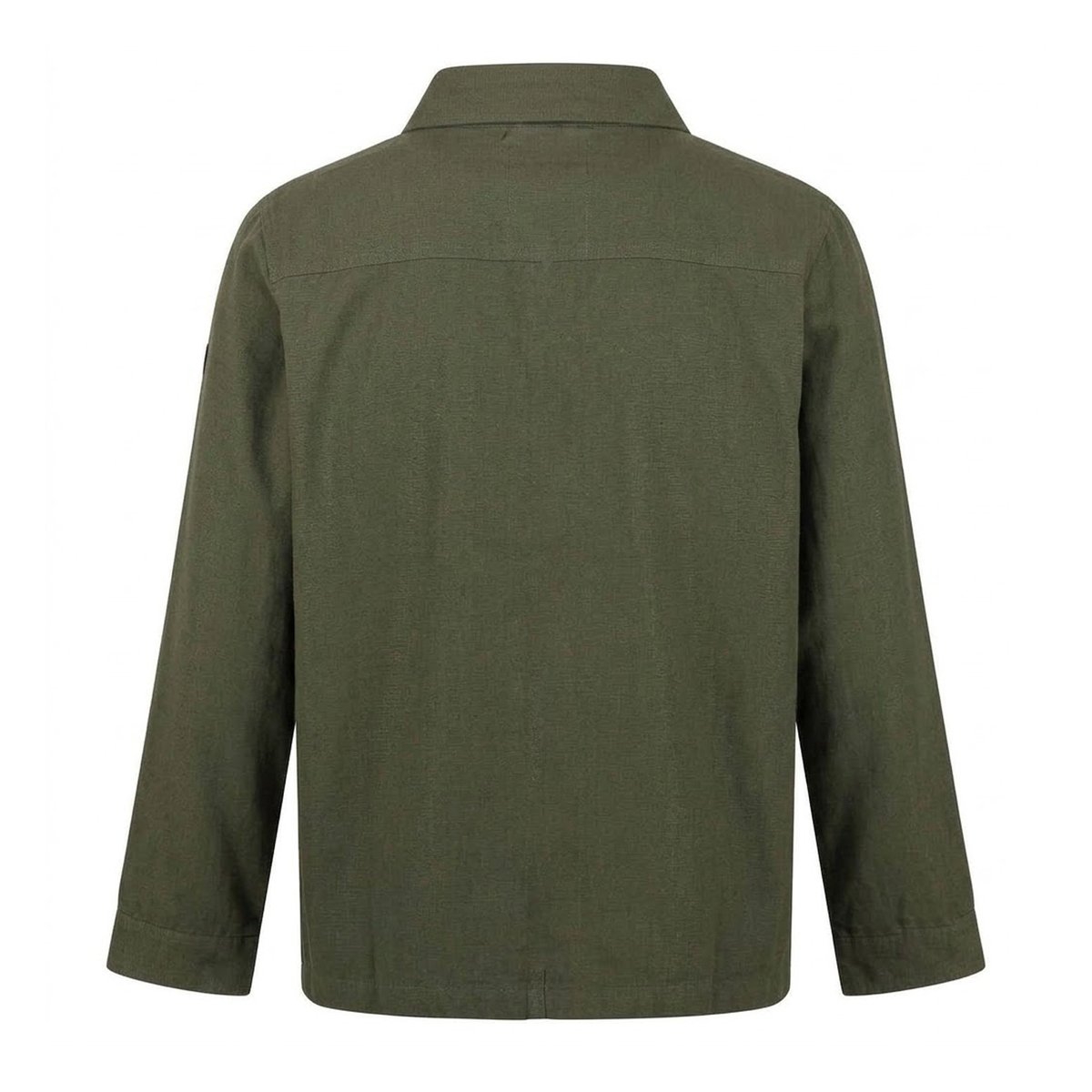 Chemise manches longues motif/style uni JAYDEN vert kaki, REGATTA