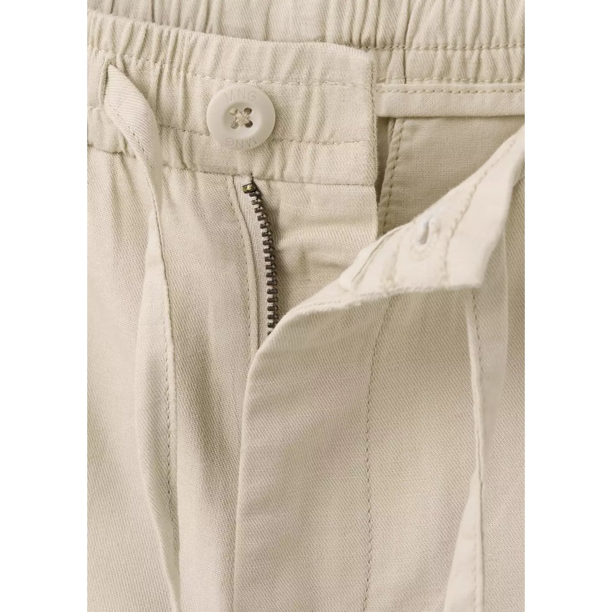Bermuda coton lin sable, MANGO TEEN