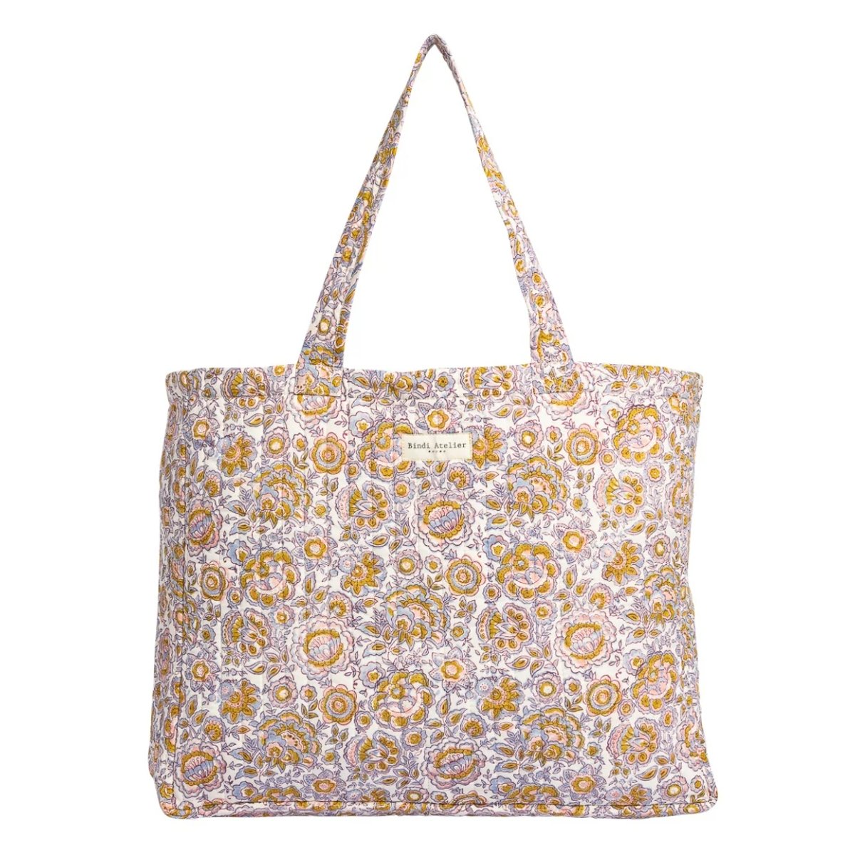 Sac cabas en coton Garda bleu bleuet, BINDI ATELIER