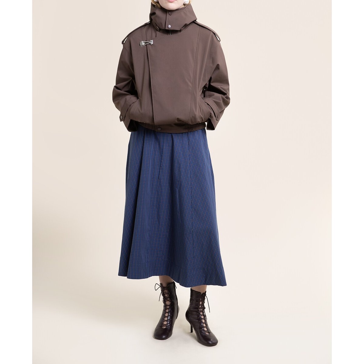 Veste imperméable à capuche amovible, RIVOLI chocolat, FLOTTE