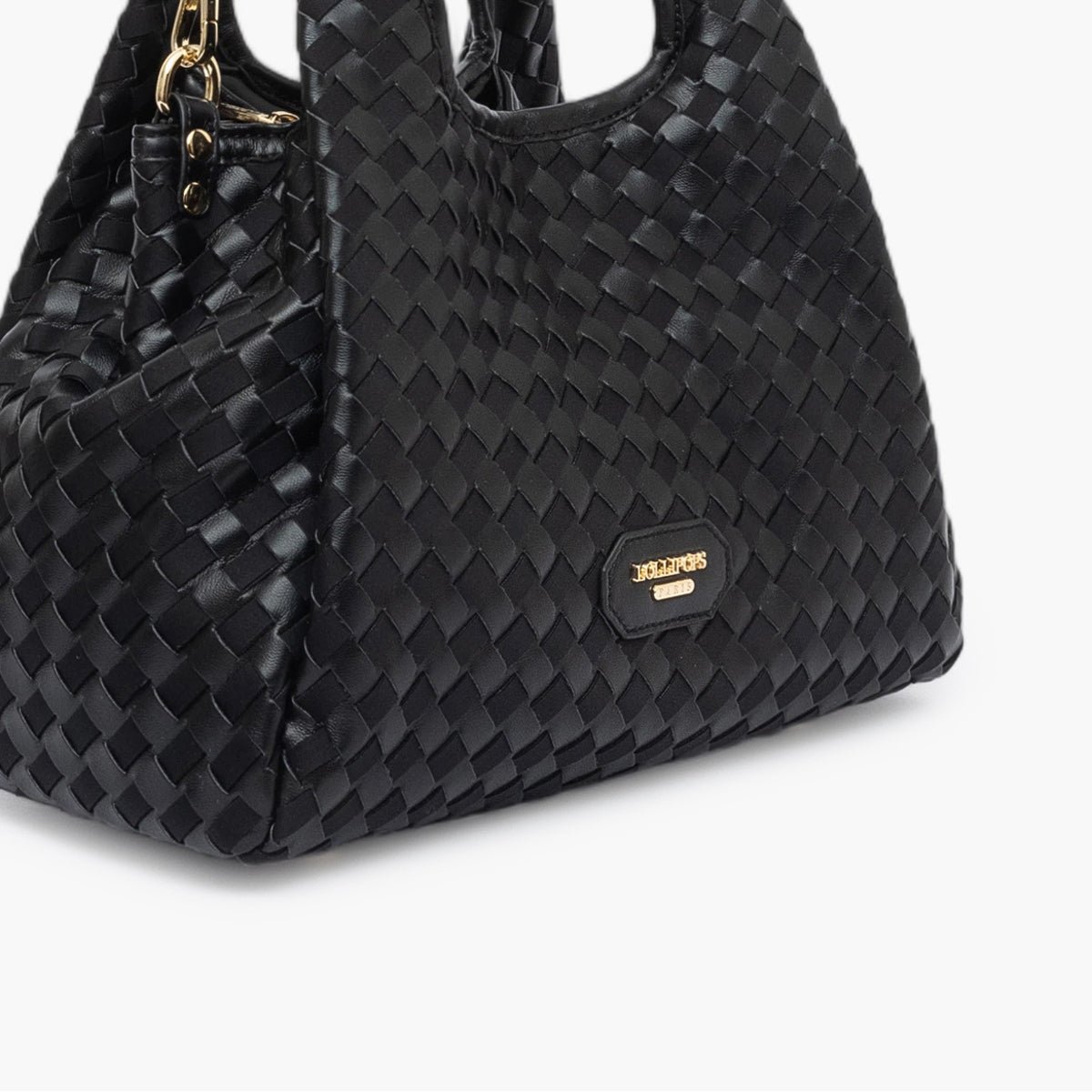 Sac Shopper M Talaya noir,doré, LOLLIPOPS