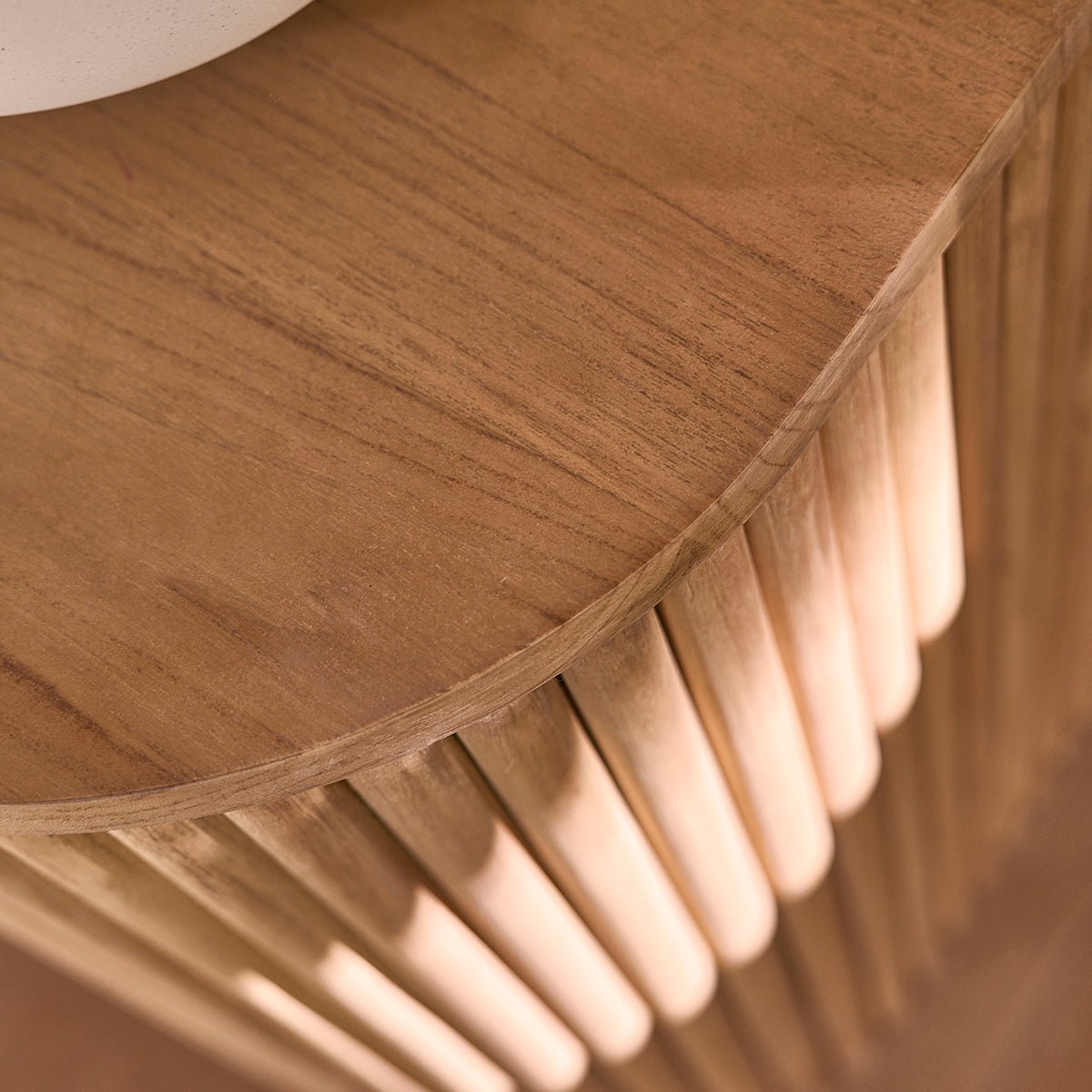 Meuble sous vasque en teck massif 142 cm COLINE naturel, BERAH GETAH