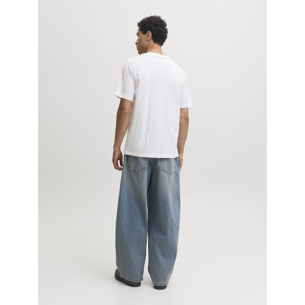 T-Shirt Rush, mit Rundhalsausschnitt weiss, JACK & JONES