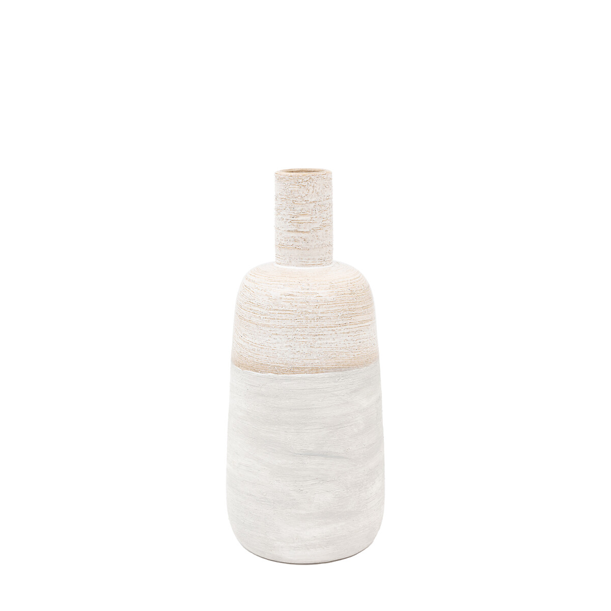 Mobi 49cm Ceramic Bottle Vase natural, ÉDITÉ