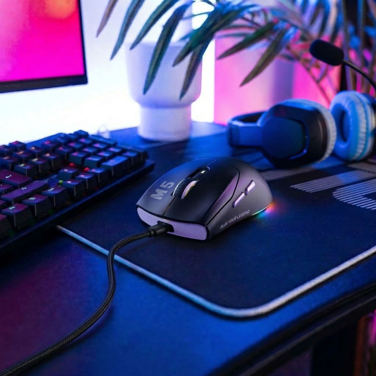 Souris Gamer Filaire M5 V2 FILAIRE Access couleur unique, SKILLKORP