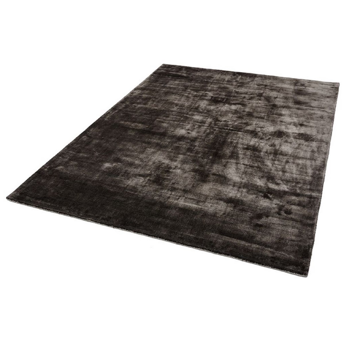 Tapis salon et chambre fait main TITANE noir, NOVATREND