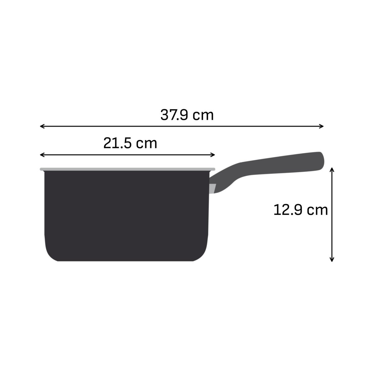Casserole - ø20 cm noir, TEFAL
