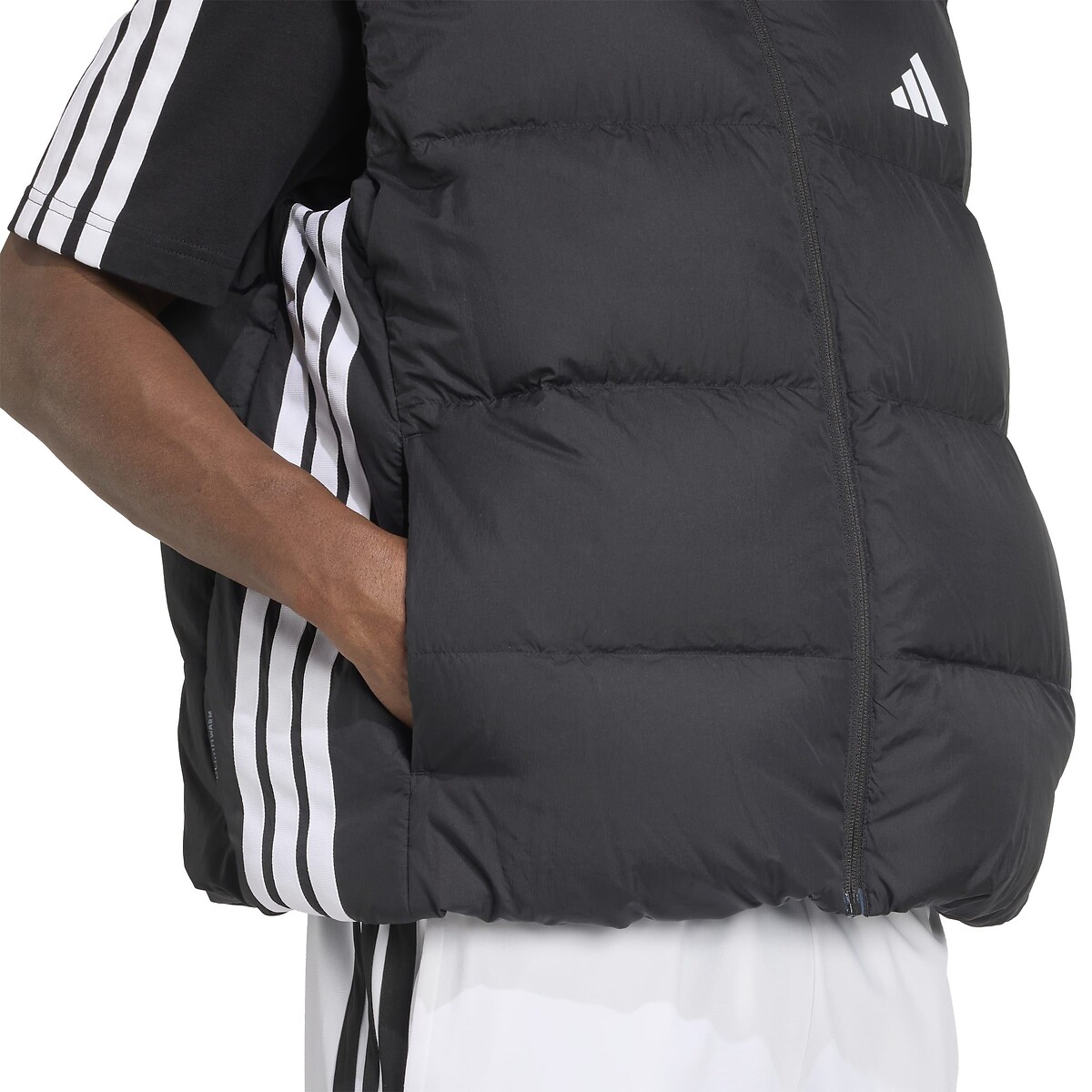 Doudoune sans manches, loose fit, ESSENTIALS CLIMAWARM noir, ADIDAS SPORTSWEAR