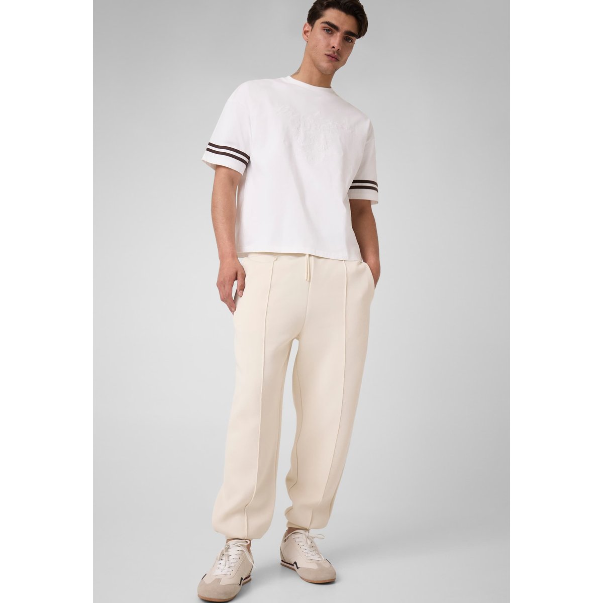 T-Shirt Slim Fit blanc, GUESS