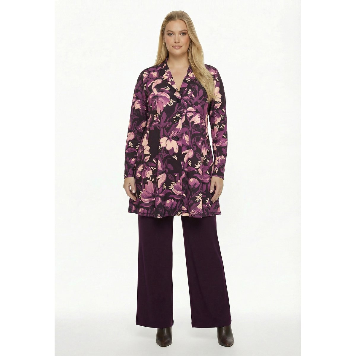 Veste /Blazer avec manches longues violet, YOEK