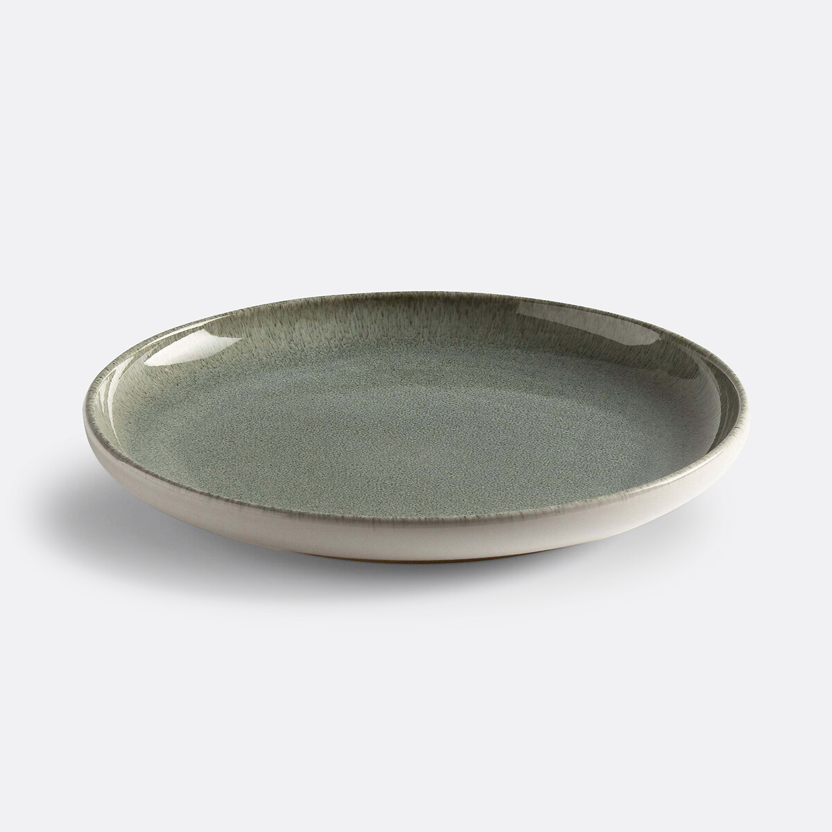 Lot 6 assiettes plates, Paloum vert, LA REDOUTE INTERIEURS