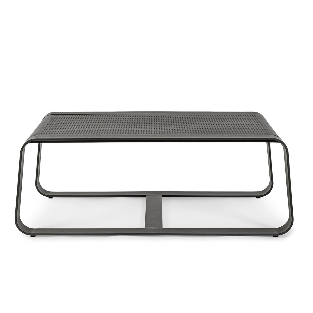 Table basse de jardin rectangulaire en métal L105 - ETRETAT anthracite, HELLIN, DEPUIS 1862