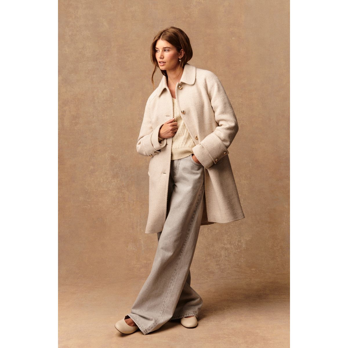Manteau dolly écru, NEXT