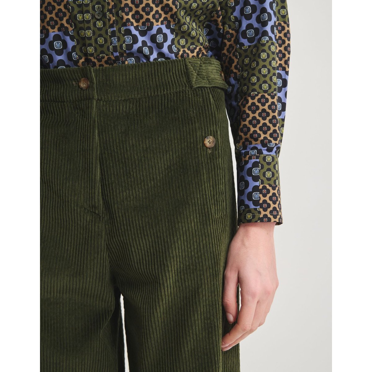 Pantalon Piotr vert, INES DE LA FRESSANGE PARIS