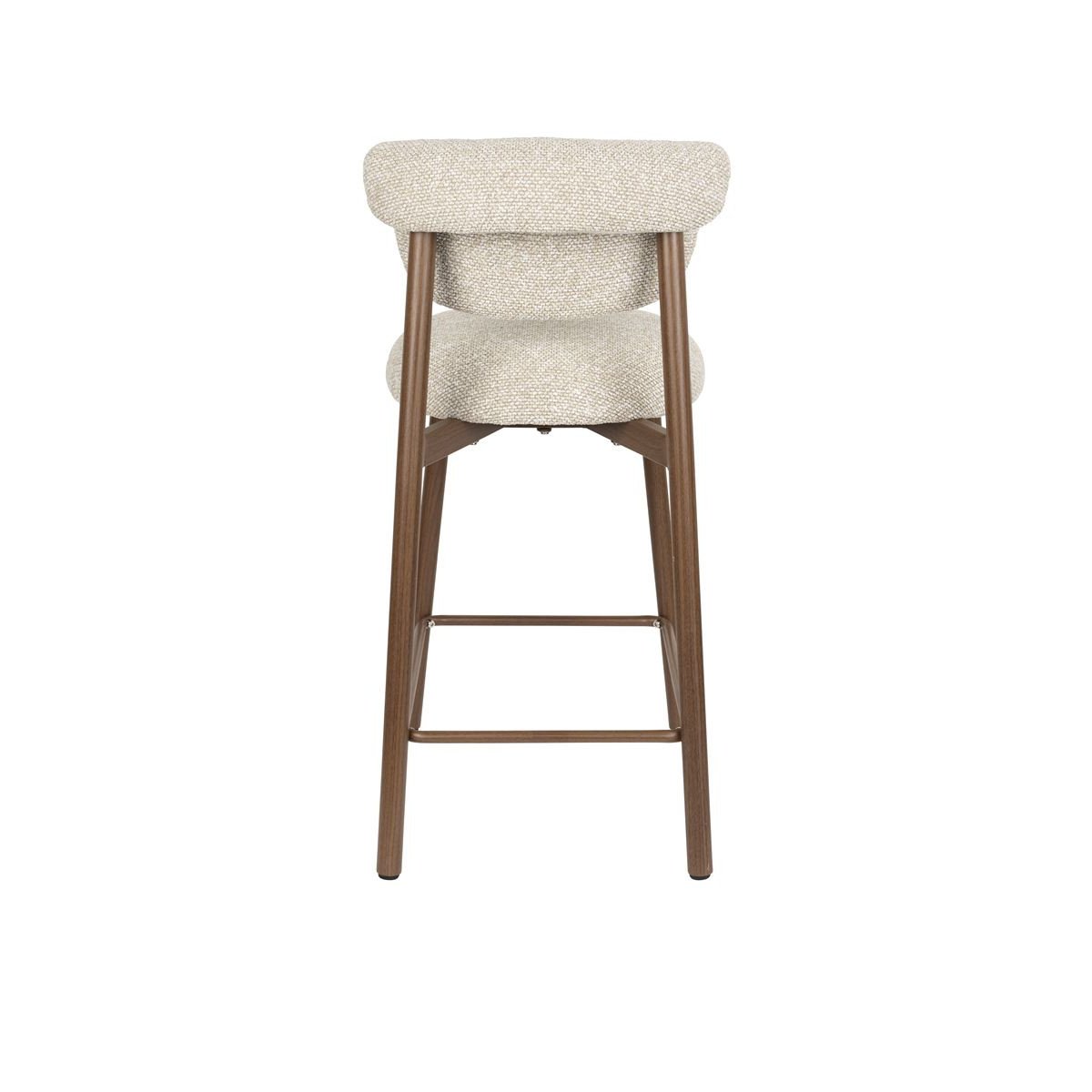 Tabouret design en tissu (lot de 2) , LEE beige, BOITE A DESIGN