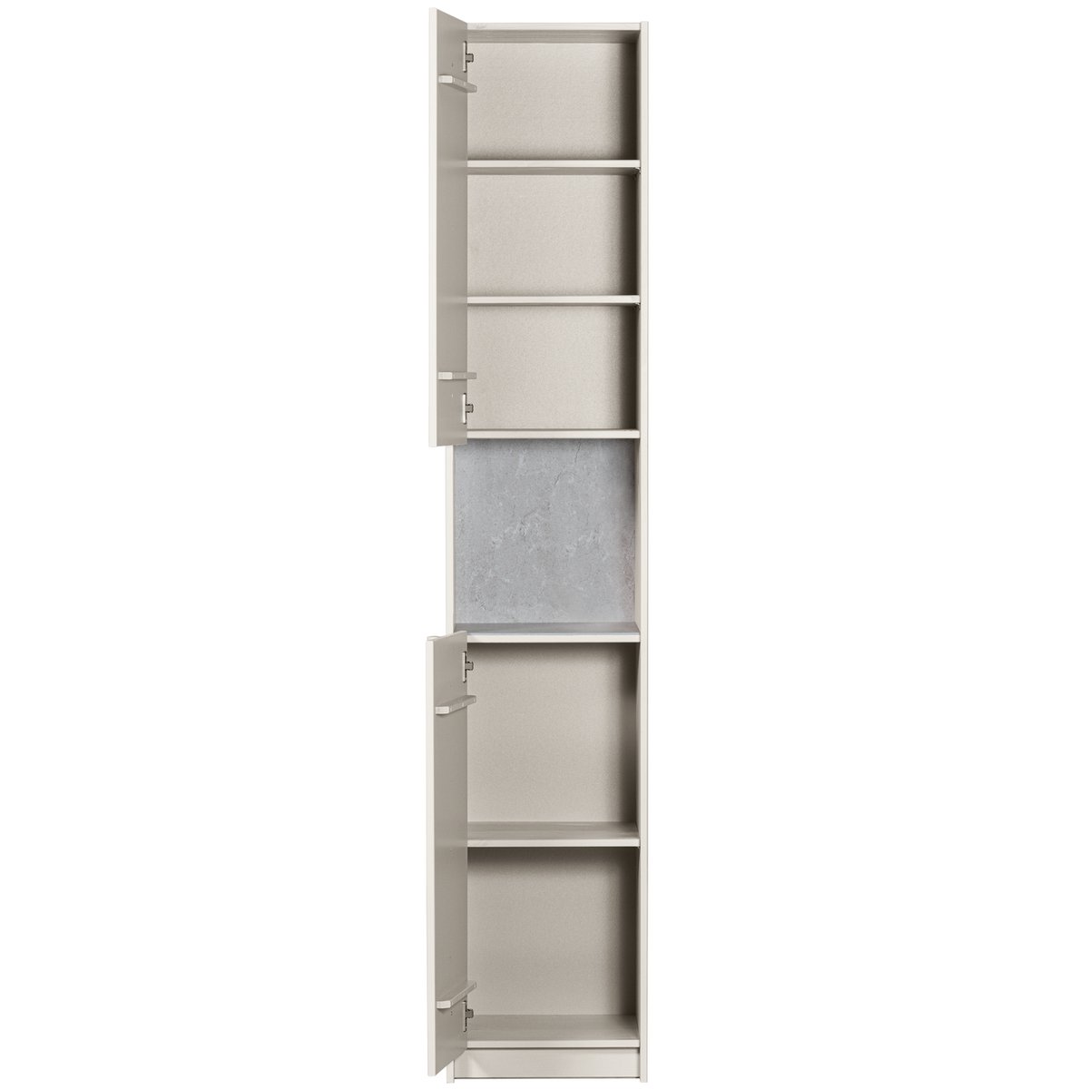 Armoire 1 porte en pin BASU brume, WOOOD