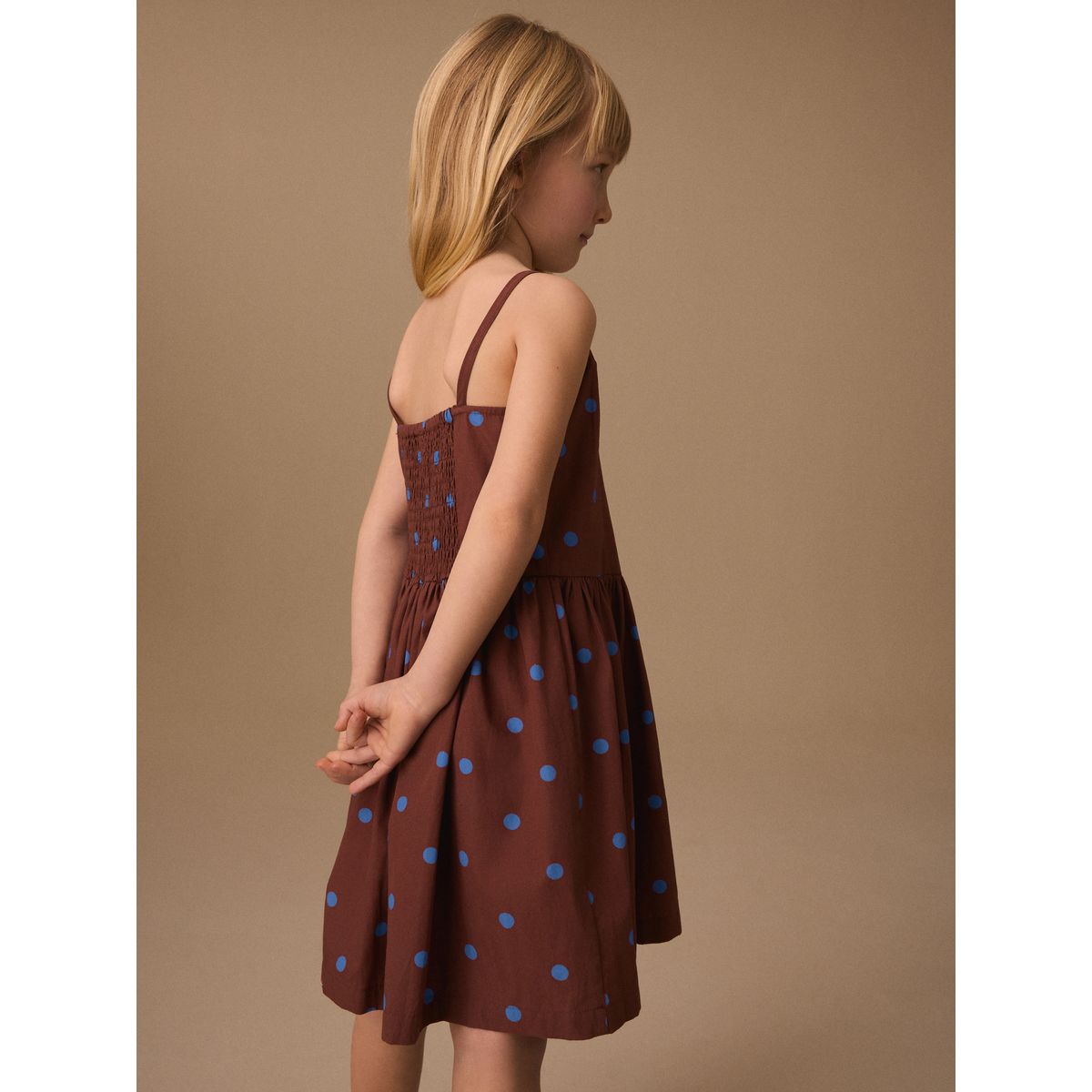 Robe à liens tache brun chocolat, NEXT