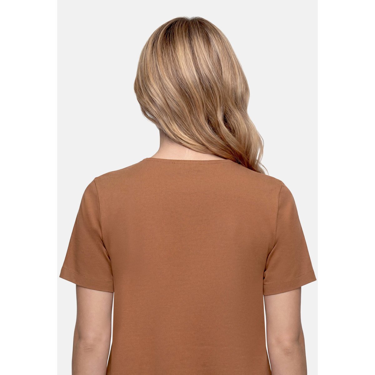 T-shirt façon blouse manches courtes classic nougat, BETTY BARCLAY