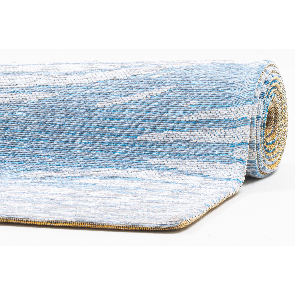 Tapis salon moderne - KEITUM bleu, THEKO