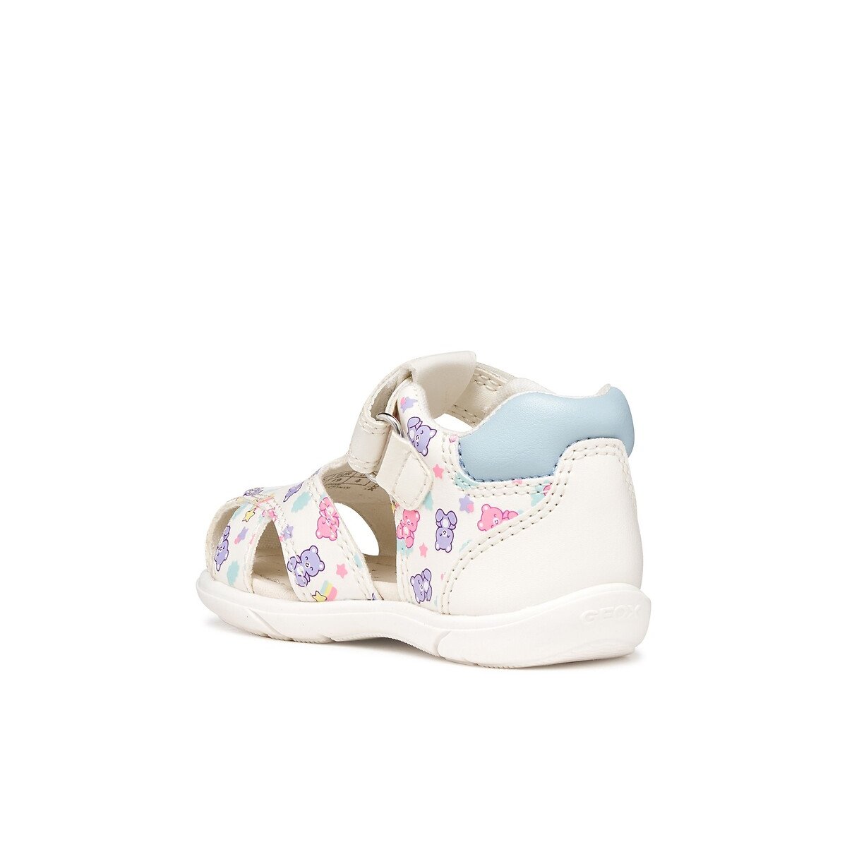 Sandales fermées ZAPITO, premiers pas blanc/bleu clair, GEOX