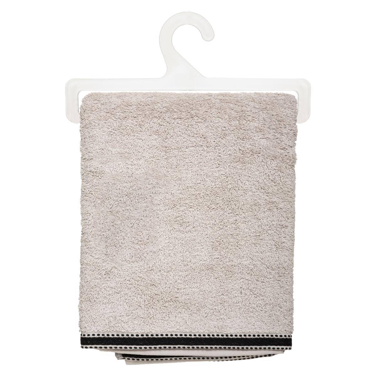 Drap de bain en coton JOIA argent, ATMOSPHERA