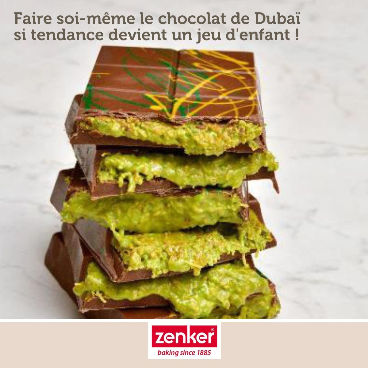 Deux moules à tablettes chocolat de Dubaï SPECIAL CREATIVE brun, ZENKER