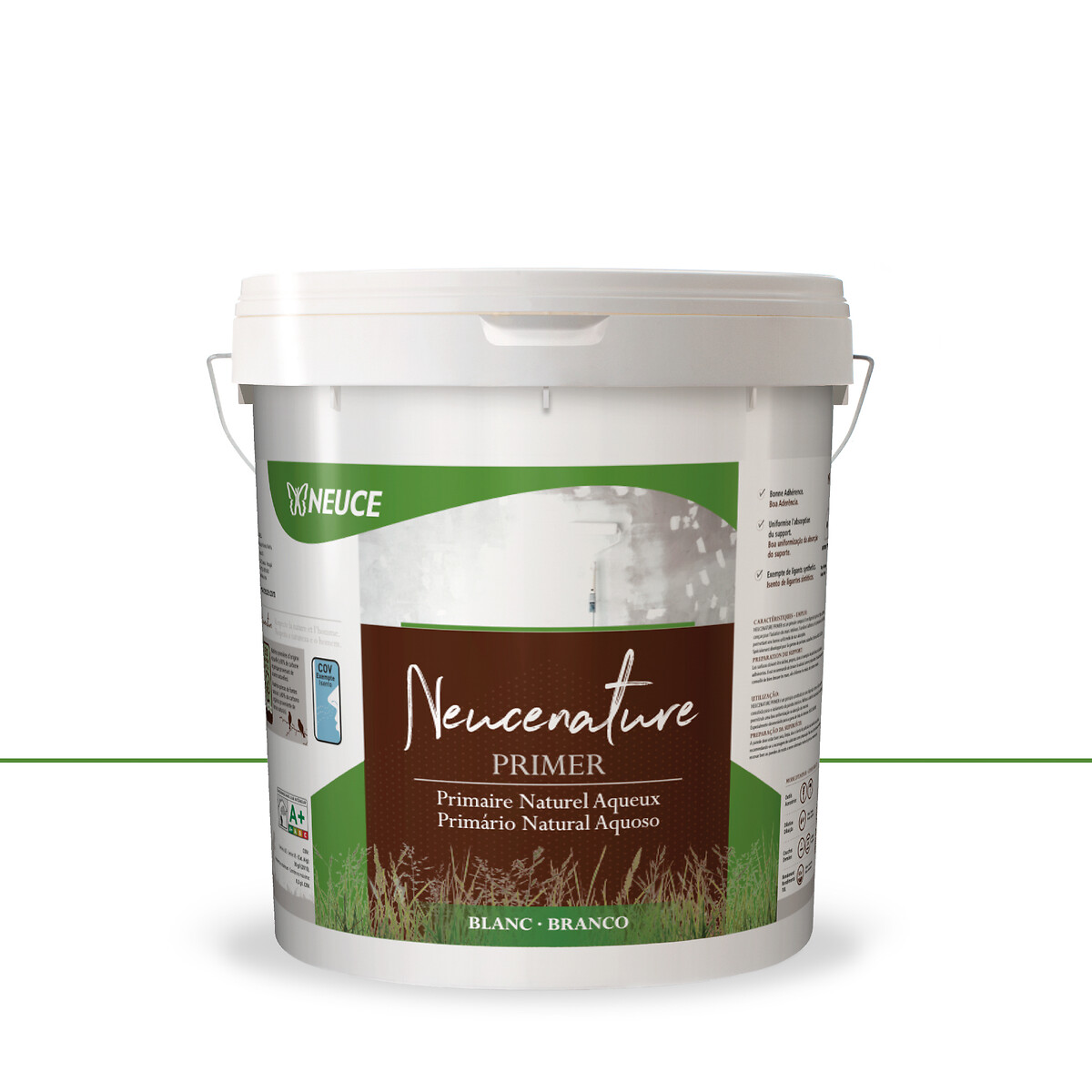 Primário natural aquoso branco Neucenature Primer (4L), NEUCE branco, NEUCE