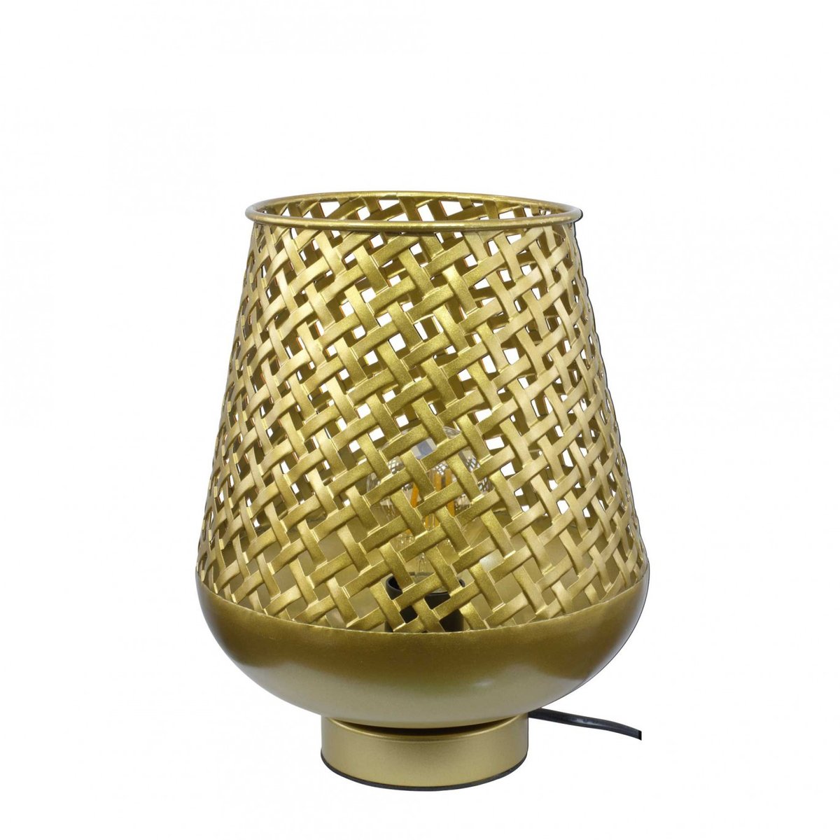 Lampe à poser en métal petit modèle, TANIS doré, C-CREATION