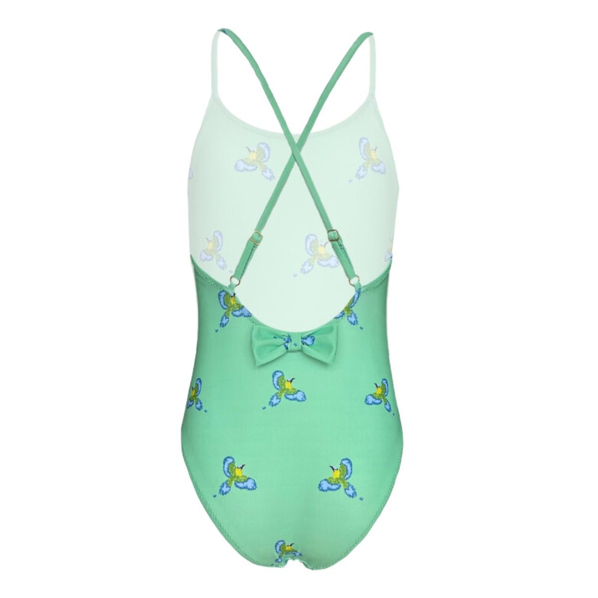 Maillot de bain 1P Le petit ENVOLE vert tropical, VENDREDI