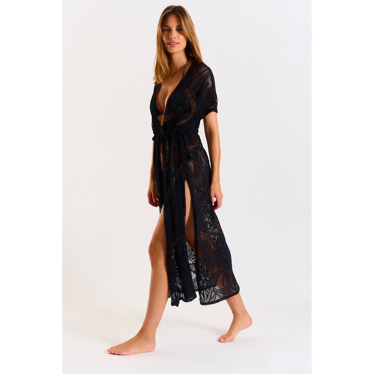Kimono Elvie - COCOBEACH noir, BANANA MOON